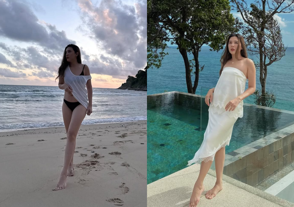 "บี มาติกา" เช็กอินทะเลภูเก็ต ปล่อยช็อตสวยแพงในชุดบิกินี่ สมฐานะภรรยาแสนล้านที่สุด